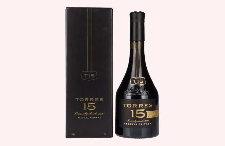 Torres 15 RESERVA PRIVADA Brandy 40% Vol. 0,7l in Giftbox