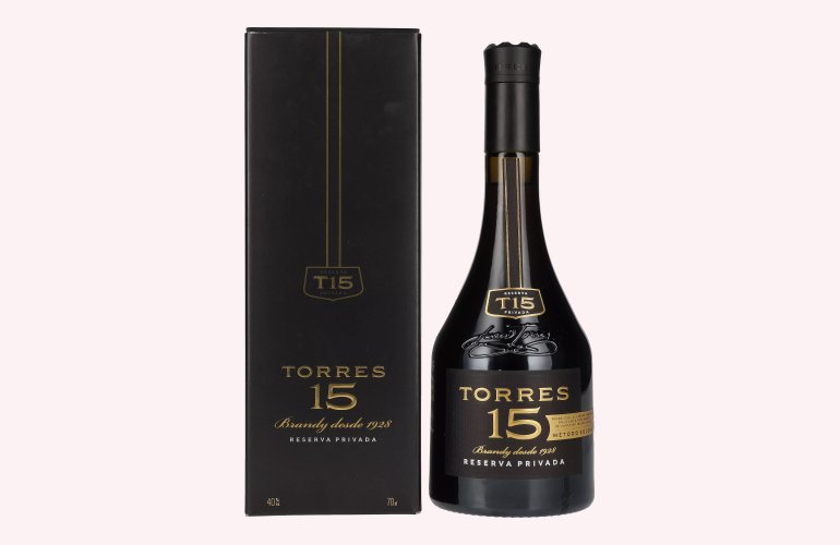 Torres 15 RESERVA PRIVADA Brandy 40% Vol. 0,7l in Geschenkbox