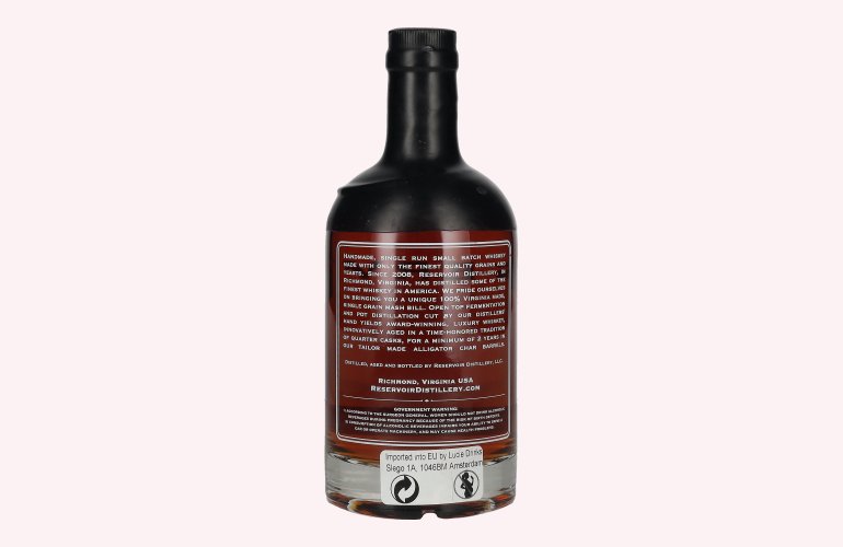 Reservoir Virginia Bourbon Whiskey Batch 1 Year 2024 50% Vol. 0,7l