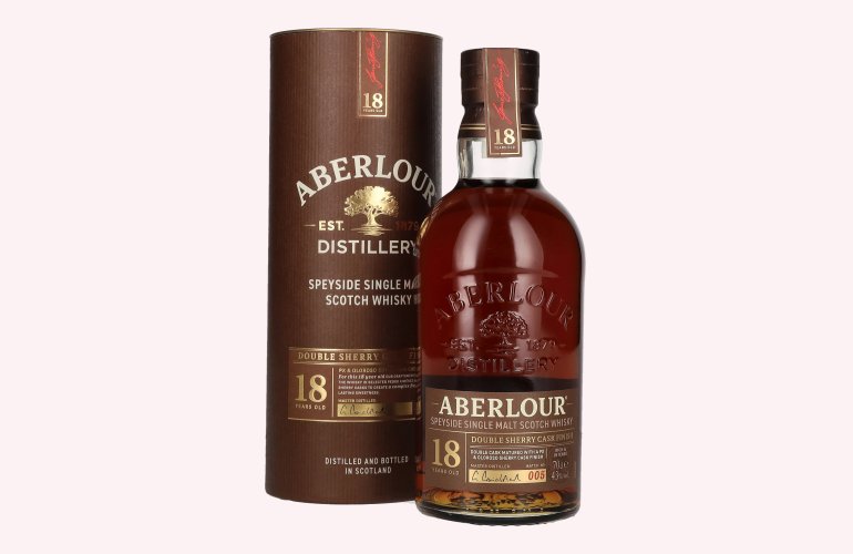 Aberlour 18 Years Old Double Sherry Cask Finish Batch No. 005 43% Vol. 0,7l in Geschenkbox