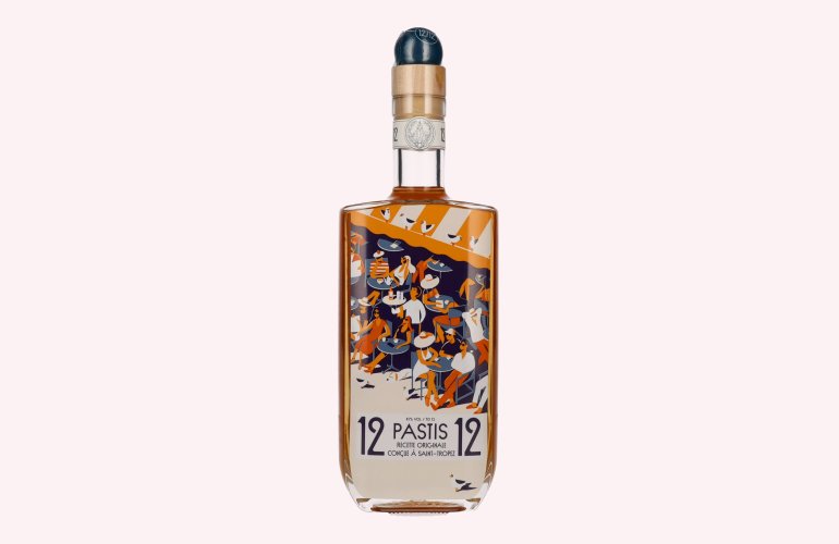 12/12 Pastis de Saint Tropez Rendezvous en Terrasse 45% Vol. 0,7l