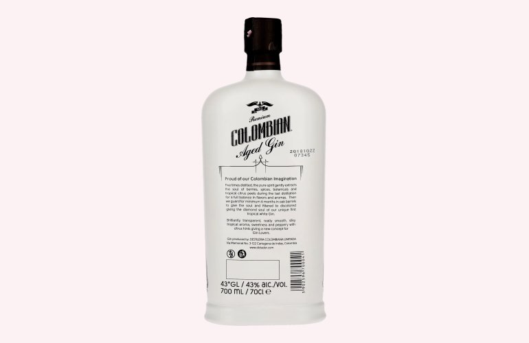 Dictador Ortodoxy Colombian Aged White Gin 43% Vol. 0,7l