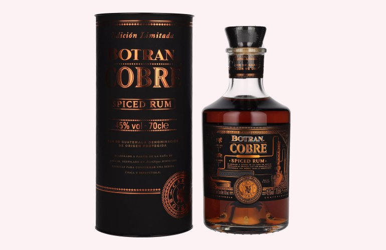 Botran Ron COBRE Spiced Rum Edición Limitada 45% Vol. 0,7l in Geschenkbox