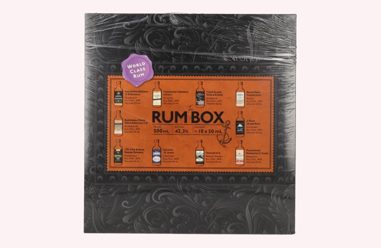 The Rum Box Purple Edition 42,3% Vol. 10x0,05l in Giftbox