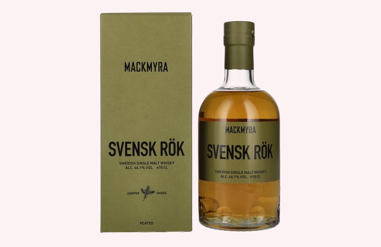 Mackmyra Svensk Rök Swedish Single Malt Whisky 46,1% Vol. 0,7l in Geschenkbox