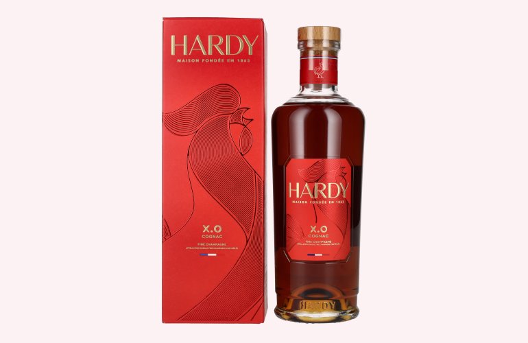 Hardy XO Fine Champagne Cognac 40% Vol. 0,7l in Geschenkbox