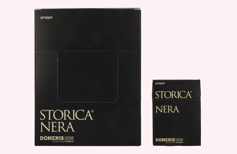 Domenis 1898 STORICA NERA Grappa 50% Vol. 10x10x0,005l in Giftbox