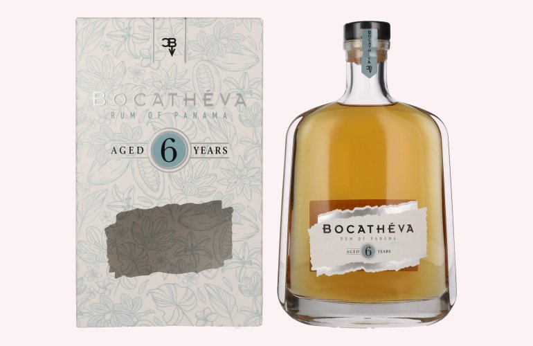 Bocathéva 6 Years Old Ron de Panama 45% Vol. 0,7l in Giftbox