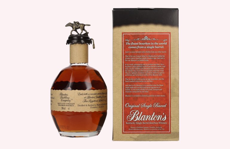 Blanton's The Original Single Barrel Bourbon Whiskey 46,5% Vol. 0,7l in Geschenkbox