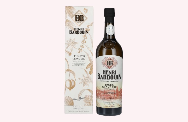 Henri Bardouin Le Pastis Grand Cru 45% Vol. 0,7l en boîte cadeau