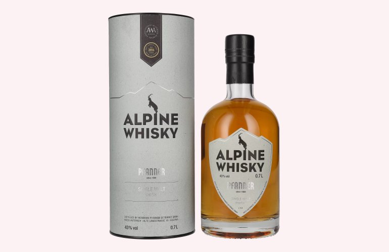 Pfanner Alpine Single Malt Whisky 43% Vol. 0,7l in Giftbox