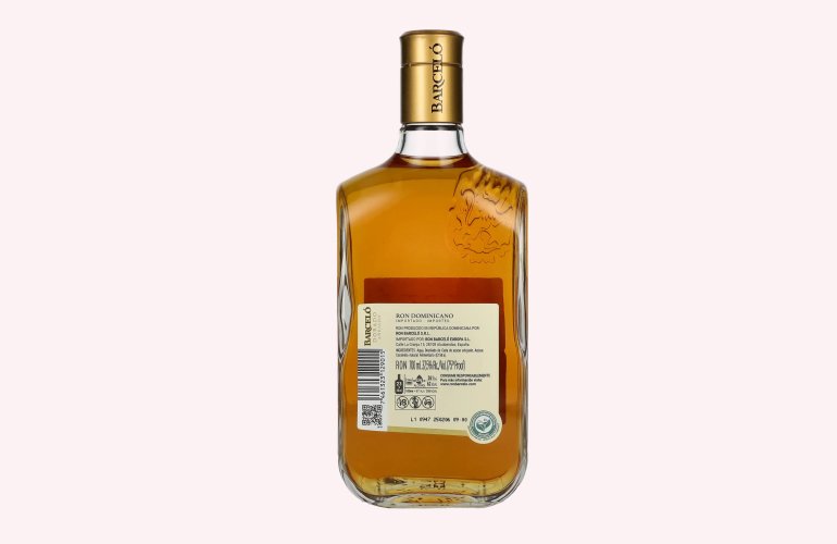 Ron Barceló DORADO Añejado Ron Dominicano 37,5% Vol. 0,7l
