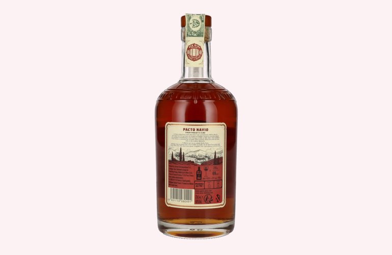 Pacto Navio Single Distillery Cuban Rum FRENCH OAK RED WINE Cask by Havana Club 40% Vol. 0,7l