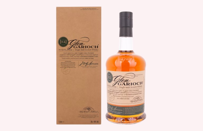 Glen Garioch 12 Years Old Highland Single Malt Scotch Whisky GB 48% Vol. 1l in Giftbox