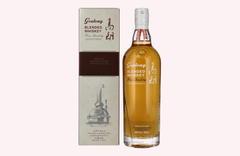 GOALONG Premium Blended OAK CASK Chinese Whiskey 40% Vol. 0,7l in Giftbox