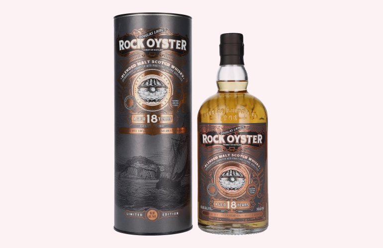 Douglas Laing ROCK OYSTER 18 Years Old Blended Malt 46,8% Vol. 0,7l in Giftbox