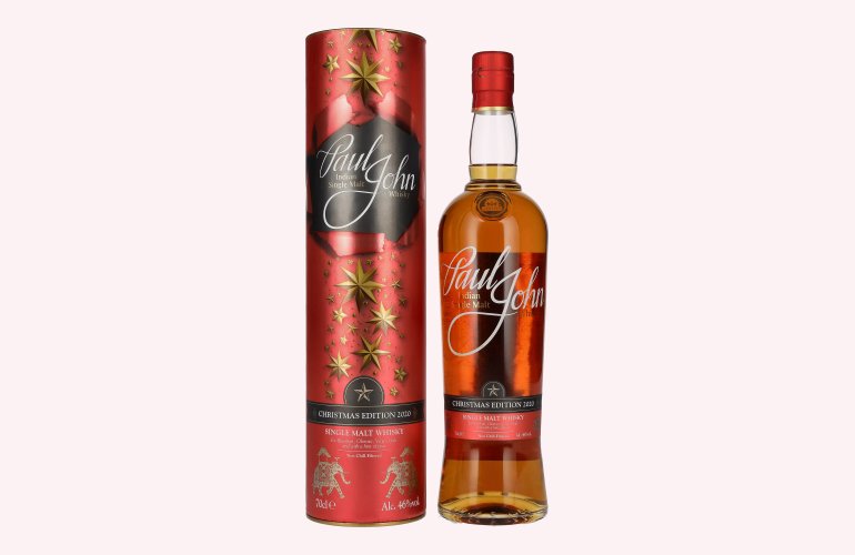 Paul John CHRISTMAS EDITION Indian Single Malt Whisky 2020 46% Vol. 0,7l in Geschenkbox