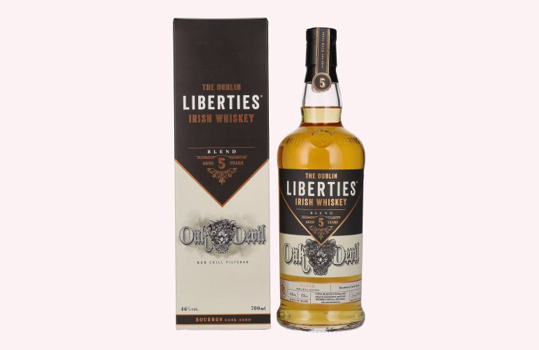 The Dublin LIBERTIES 5 Years Old Blend Irish Whiskey Oak Devil 46% Vol. 0,7l in Giftbox
