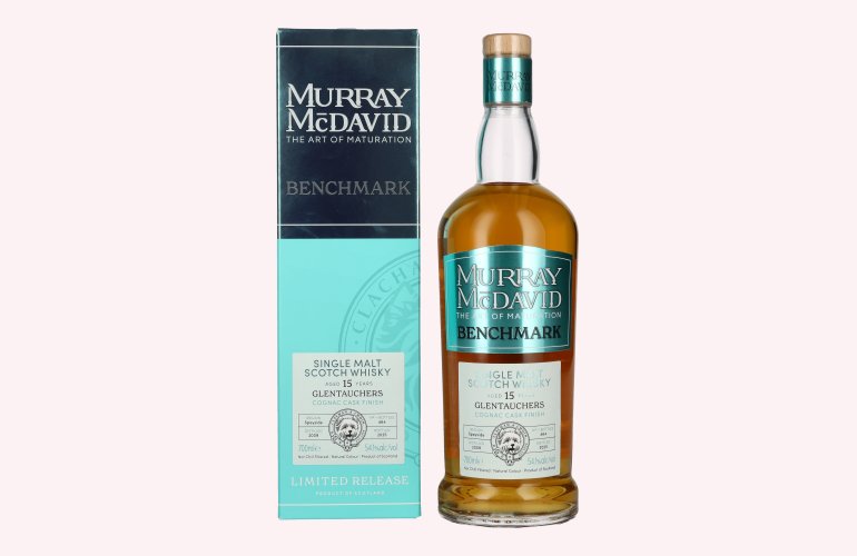 Murray McDavid 15 Years Old GLENTAUCHERS Cognac Cask Single Malt 2009 54,1% Vol. 0,7l in Geschenkbox