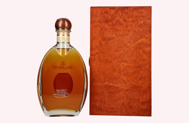 Dellavalle Grappa Affinata in botti da SAUTERNES 2007 42% Vol. 0,7l in Holzkiste