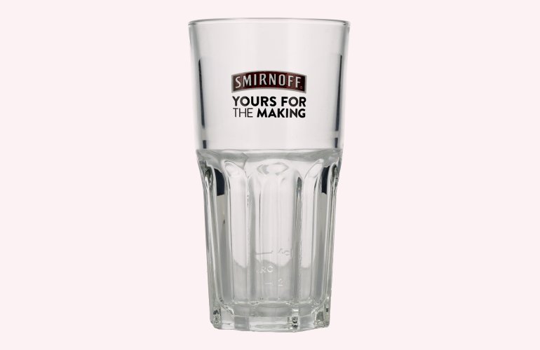 Smirnoff Libbey glass with calibration 2 cl/4 cl