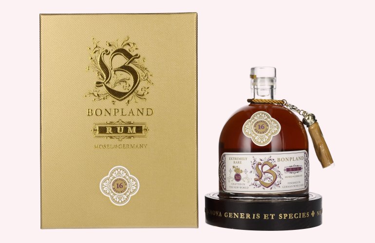 Bonpland Rum Dominican Republic 16 Years Old 45% Vol. 0,5l in Giftbox