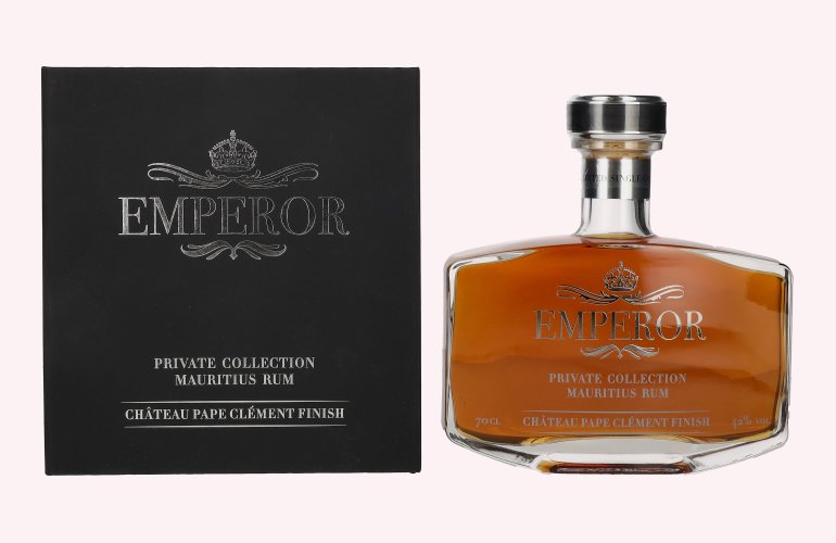 Emperor Mauritian Rum PRIVATE COLLECTION Château Pape Clément Finish 42% Vol. 0,7l in Giftbox