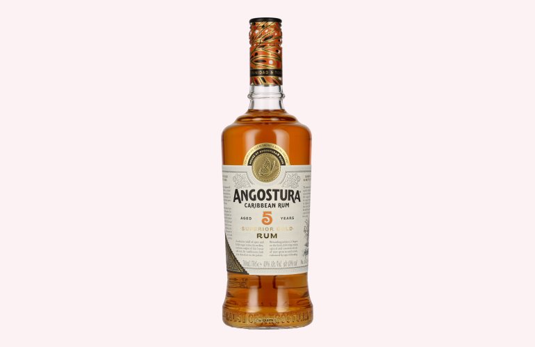 Angostura 5 Years Old Superior Gold Rum 40% Vol. 0,7l