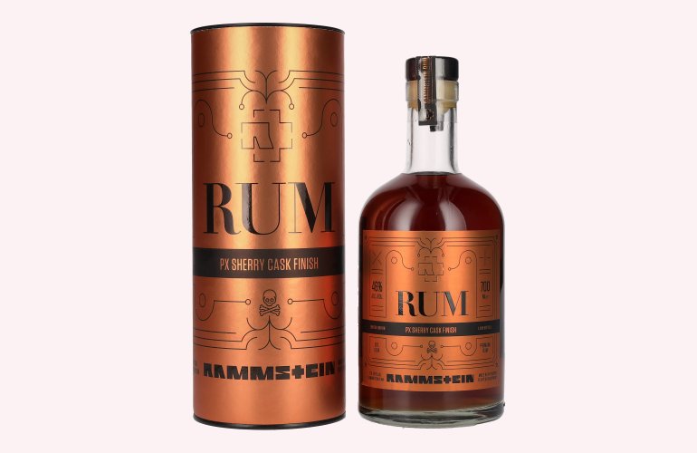 Rammstein Rum PX Sherry Cask Finish 46% Vol. 0,7l in Giftbox