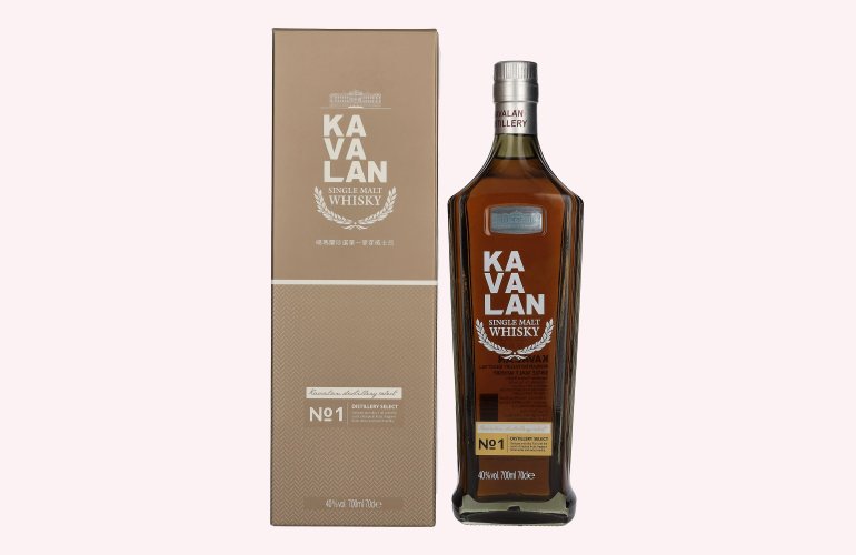 Kavalan DISTILLERY SELECT Single Malt Whisky No. 1 40% Vol. 0,7l in Giftbox