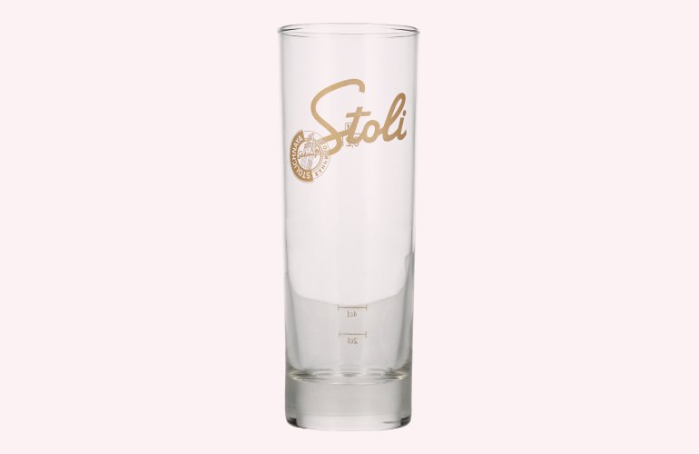 Stolichnaya Stoli Longdrinkglas mit Eichung