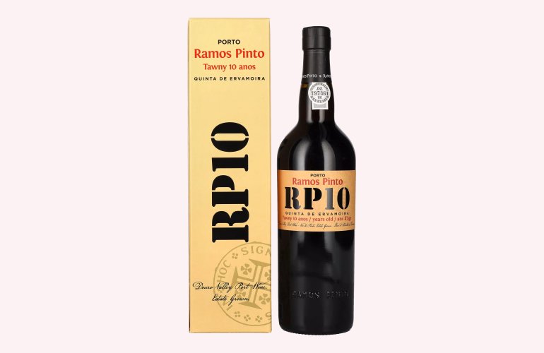 Ramos Pinto Quinta da Ervamoira Tawny 10 Years Old 20% Vol. 0,75l in Geschenkbox