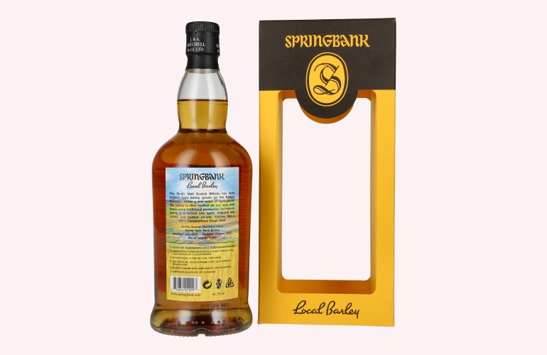Springbank 10 Years Old Local Barley Campbeltown Single Malt Scotch Whisky 55,2% Vol. 0,7l en boîte cadeau