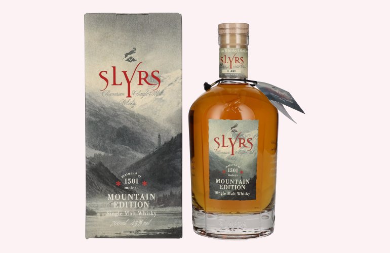 Slyrs Single Malt Whisky MOUNTAIN EDITION 45% Vol. 0,7l in Giftbox