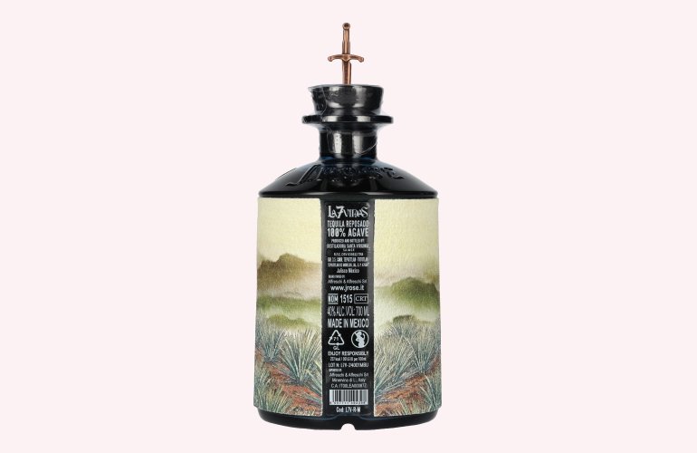 La7Vidas Tequila Reposado 100% Agave 40% Vol. 0,7l