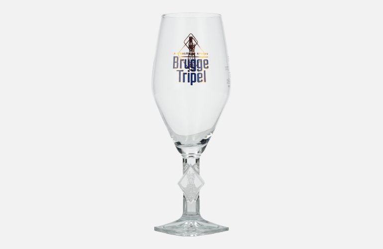 Brugge Tripel Bierglas mit Eichung