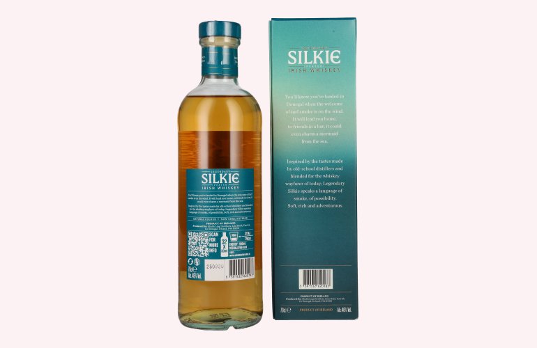 The Legendary SILKIE Peated Irish Whiskey 46% Vol. 0,7l in Giftbox