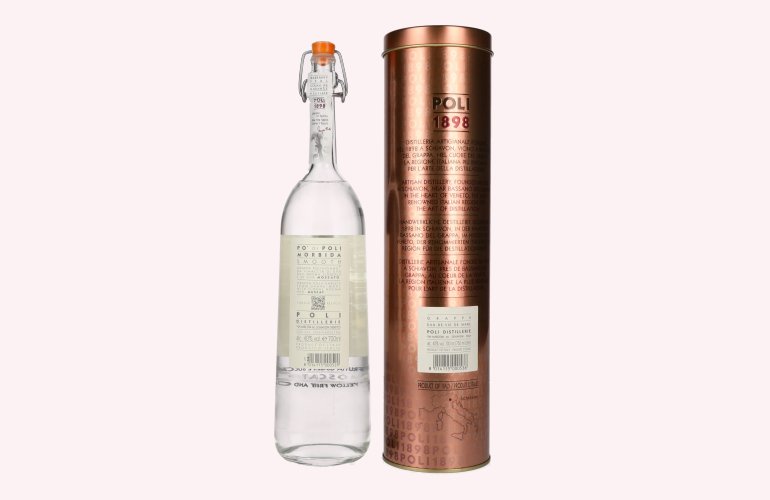 Poli Grappa Po di Poli Morbida Smooth 40% Vol. 0,7l in Tinbox