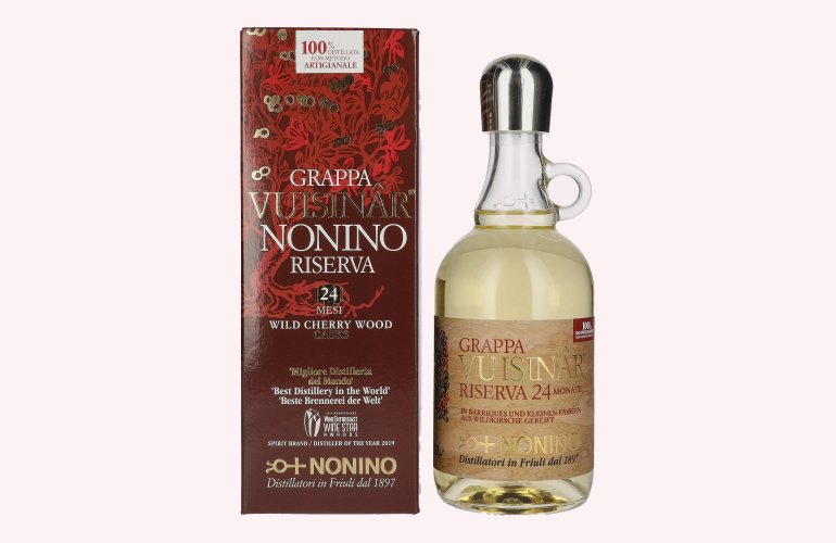 Nonino Grappa Vuisinâr Riserva 24 Mesi 41% Vol. 0,7l in Giftbox