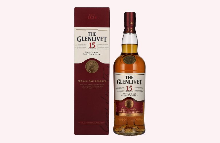 The Glenlivet 15 Years Old FRENCH OAK RESERVE 40% Vol. 0,7l in Geschenkbox