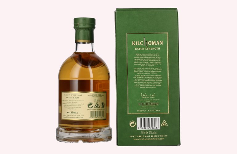 Kilchoman BATCH STRENGTH Islay Single Malt Scotch Whisky 57% Vol. 0,7l in Giftbox