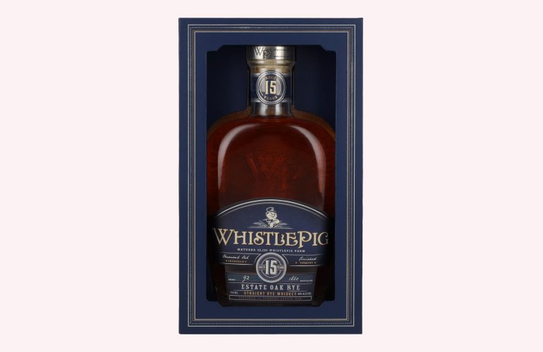 WhistlePig 15 Years Old Straight Rye Whiskey 46% Vol. 0,7l in Geschenkbox
