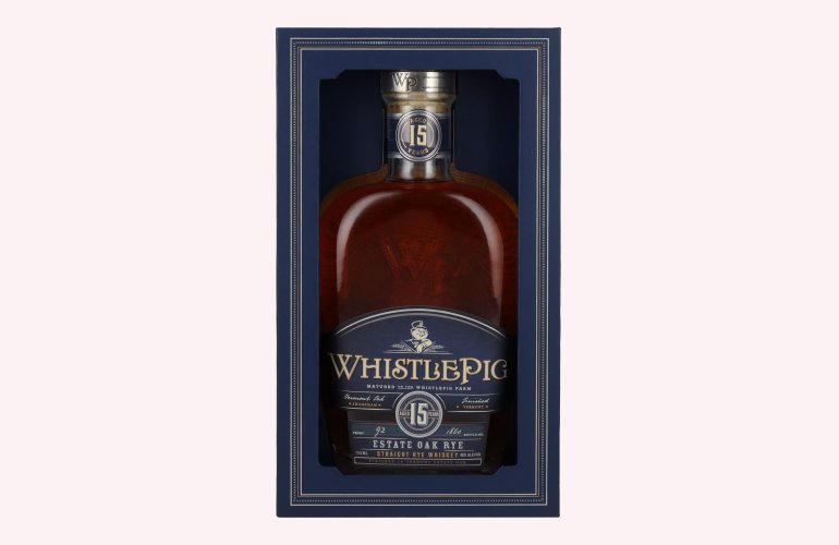 WhistlePig 15 Years Old Straight Rye Whiskey 46% Vol. 0,7l in Giftbox