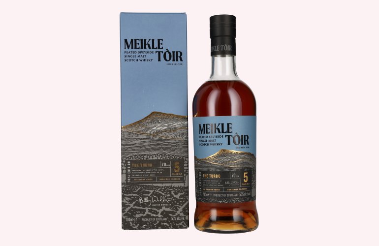 The Glenallachie Meikle Tòir 5 Years Old THE TURBO Peated Speyside Single Malt Whisky 2024 50% Vol. 0,7l en boîte cadeau