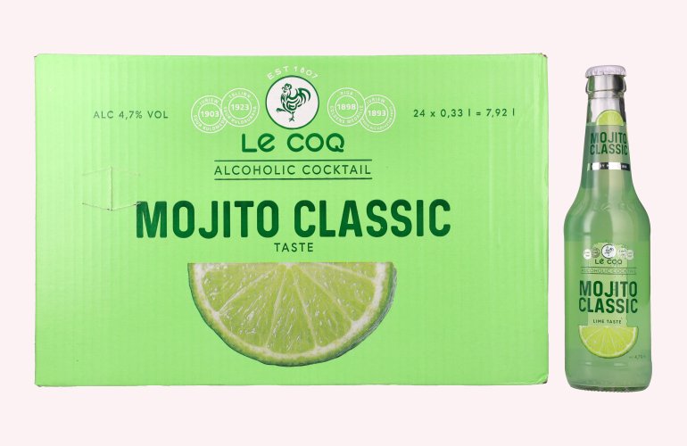 Le Coq MOJITO CLASSIC 4,7% Vol. 24x0,33l
