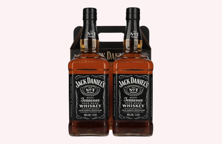 Jack Daniel's Tennesse Whiskey TWINPACK 40% Vol. 2x1l in Geschenkbox