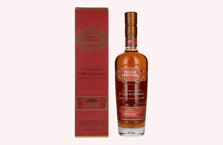 Pierre Ferrand RÉSERVE 1er Cru de Cognac DOUBLE CASK 42,3% Vol. 0,7l in Giftbox
