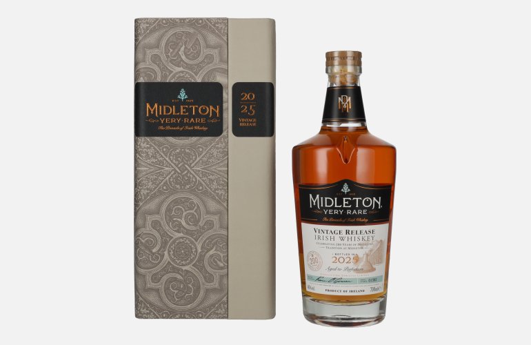 Midleton VERY RARE Irish Whiskey Vintage Release 2025 40% Vol. 0,7l in Geschenkbox