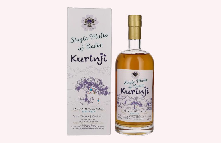 Amrut KURINJI Indian Single Malt Whisky 46% Vol. 0,7l in Geschenkbox