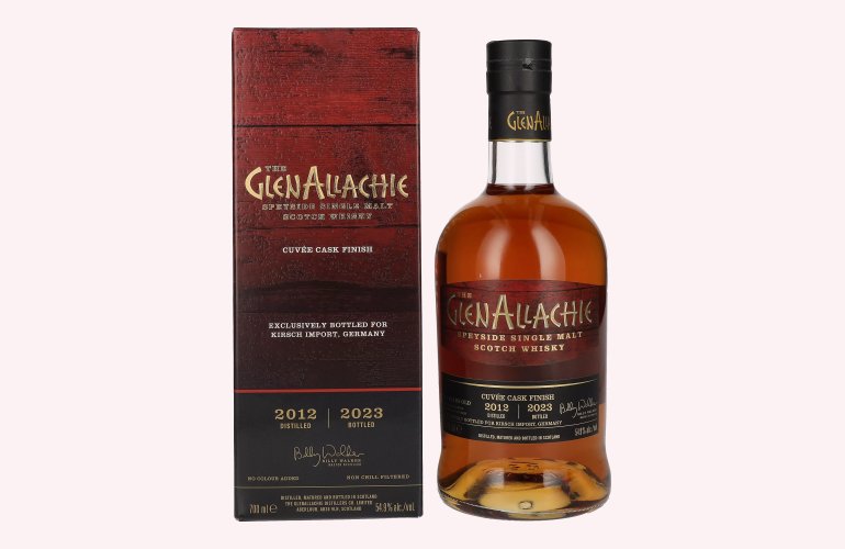 The GlenAllachie 10 Years Old Cuvée Cask Finish 2012 54,9% Vol. 0,7l in Geschenkbox